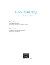 book Global Marketing