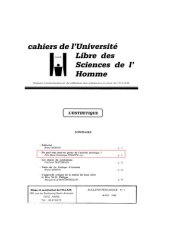 book En quel sens peut-on parler de l'activité artistique ?