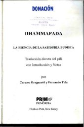 book Dhammapada: La Esencia de la Sabiduria Budista