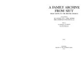 book A family archive from Siut: from papyri in the British Museum, including an account of a trial before the laocritae in the year B.C. 170