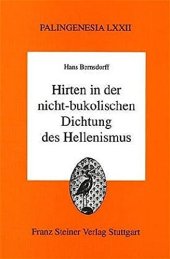 book Hirten in der nicht-bukolischen Dichtung des Hellenismus