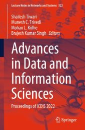 book Advances in Data and Information Sciences: Proceedings of ICDIS 2022