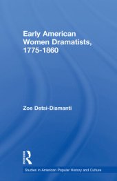 book Early American Women Dramatists, 1780-1860