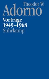 book Vorträge: 1949–1968