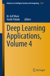 book Deep Learning Applications, Volume 4