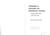 book Toward a History of Epistemic Things: Synthesizing Proteins in the Test Tube