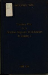 book Troisième Prix de la Direction Régionale de l’Education de Conakry I. Des Etats-Unis d’Afrique