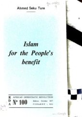 book Islam for the People’s Benefit