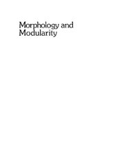 book Morphology and Modularity