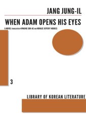 book When Adam Opens His Eyes