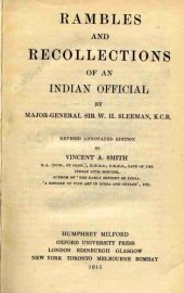 book Rambles and Recollections of an Indian Official