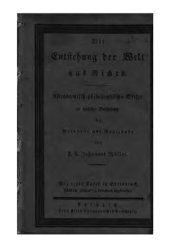 book Die Entstehung der Welt aus dem Nichts : Astronomisch-philosophische Skizze in logischer Darstellung für Gelehrte und Gebildete