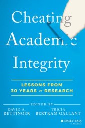 book Cheating Academic Integrity: Lessons from 30 Years of Research