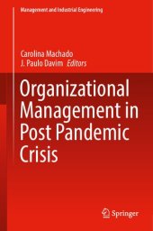 book Organizational Management in Post Pandemic Crisis