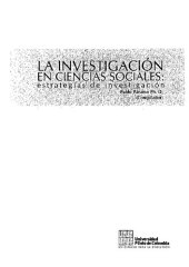 book La investigación en ciencias sociales: estrategias de investigación