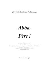 book Abba, Père, L'Esprit-Saint nous fait crier Abba