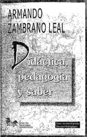 book Didáctica, pedagogía y saber