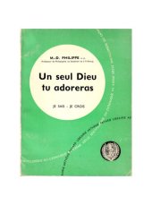 book Un seul Dieu tu adoreras