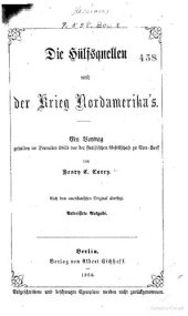 book Die Hülfsquellen [Hilfsquellen] und der Krieg Nordamerikas