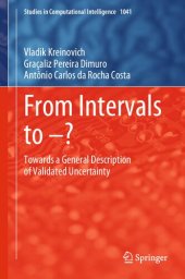 book From Intervals to –?: Towards a General Description of Validated Uncertainty