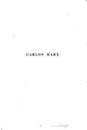 book Carlos Marx. Historia de su vida