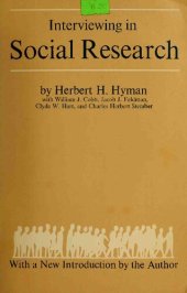 book Interviewing in Social Research