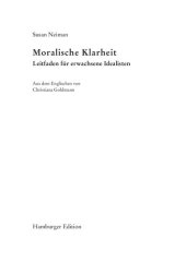 book Moralische Klarheit. Leitfaden für erwachsene Idealisten