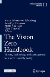 book The Vision Zero Handbook: Theory, Technology and Management for a Zero Casualty Policy