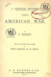 book A critical history of the late American War