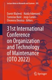 book 31st International Conference on Organization and Technology of Maintenance (OTO 2022)