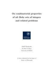 book On combinatorial properties of nil-Bohr sets of integers and related problems