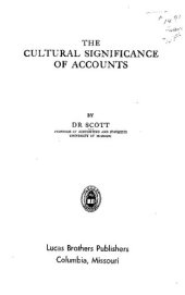 book The Cultural Significance of Accounts