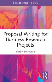 book Proposal Writing for Business Research Projects