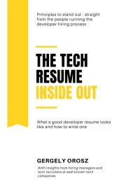 book The Tech Resume Inside Out