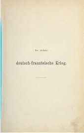 book Der nächste deutsch-französische Krieg ; eine militärisch-politische Studie