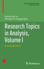 book Research Topics in Analysis