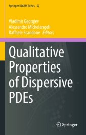 book Qualitative Properties of Dispersive PDEs