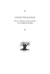 book UNDER THE BAOBAB Essays to Honour Stuart Saunders on his Eightieth Birthday