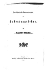 book Psychologische Untersuchungen zur Bedeutungslehre