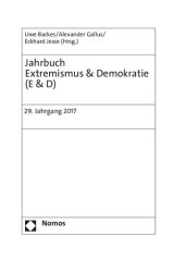 book Jahrbuch Extremismus & Demokratie (E & D)