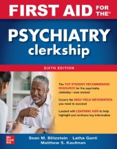 book First Aid for the Psychiatry Clerkship