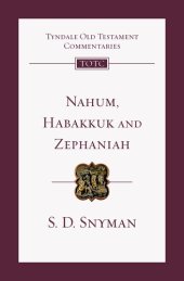 book Nahum, Habakkuk and Zephaniah: An Introduction and Commentary