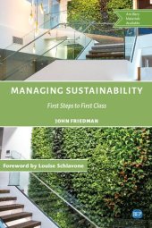 book Managing Sustainability: First Steps to First Class