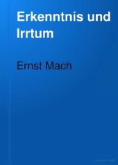 book Erkenntnis und Irrtum. Skizzen zur Psychologie der Forschung