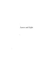 book Lasers and Light. Readings from Scientific American. With an introduction by Arthur L. Schawlow