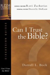 book Can I Trust the Bible?