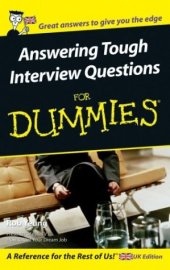 book Answering Tough Interview Questions for Dummies