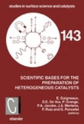 book Scientific Bases for the Preparation of Heterogeneous Catalysts