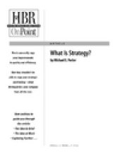 book What is strategy? 