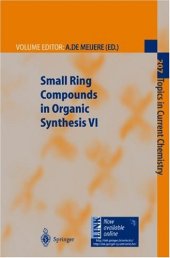 book Small Ring Compounds in Organic Synthesis VI